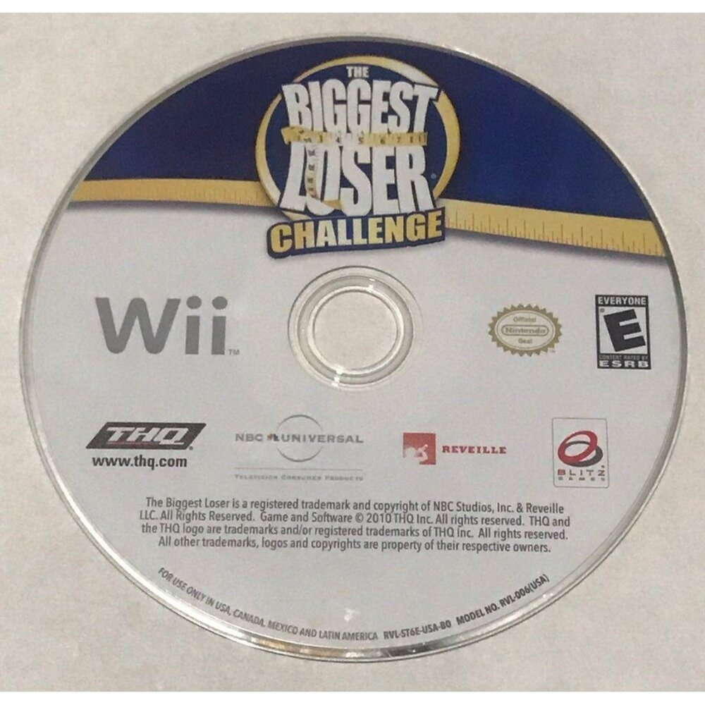 Nintendo Wii The Biggest Loser Challenge